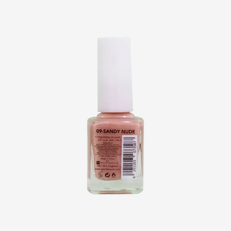 GlamBeaute Nail Enamel 09 - Sandy Nude