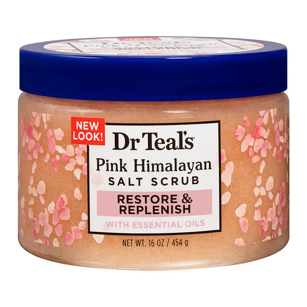 Dr Teal's Epsom Salt Body Scrub - Pink Himalayan 454g