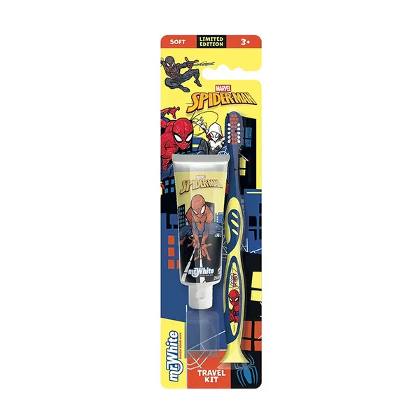 Mr.White Spiderman Travel Kit (TB + 25Ml TP)
