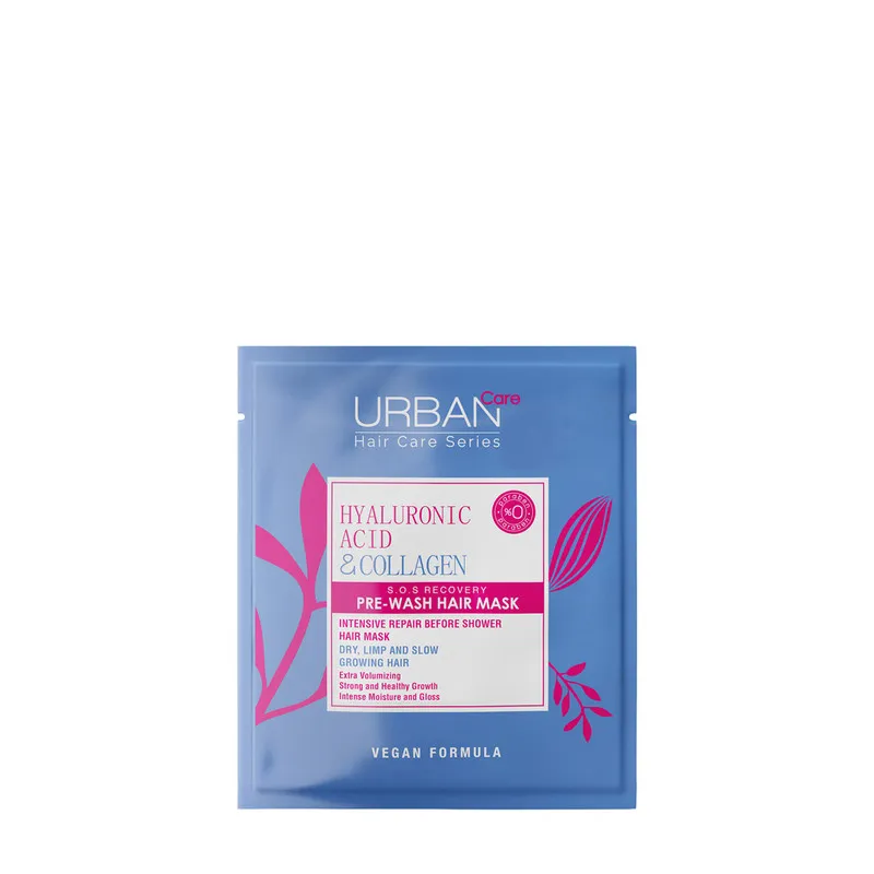 Urban Care Hyaluronic Acid & Collagen S.O.S Recovery Pre-Wash Hair Mask 50ml