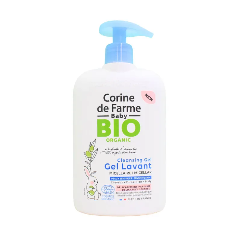 CDF-=Baby Bio Organic Hair & Body Cleansing Gel 500Ml