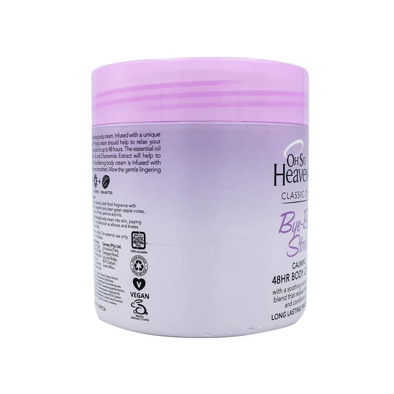 Oh So Heavenly Body Cream 48HR Bye Bye Stress 470Ml