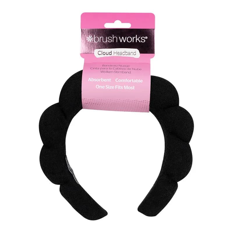 Brushworks Black Cloud Headband