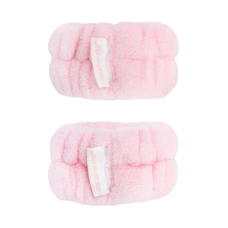 Brushworks Microfibre Wrist Wash Bands - 2 Pack