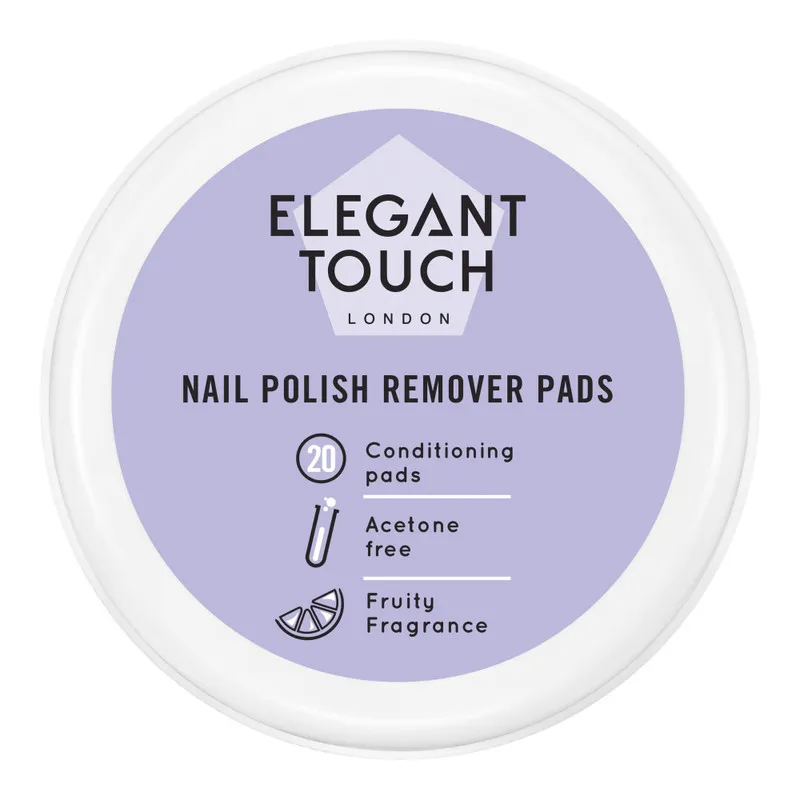 Elegant Touch Nail Polish Remover Pads 20`S