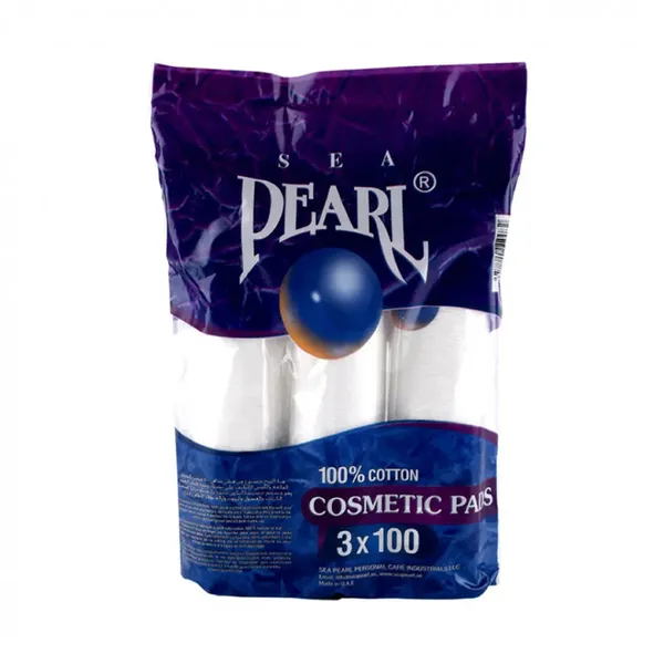 Sea Pearl Cosmetic Pads 100'S X3 Special Offer New