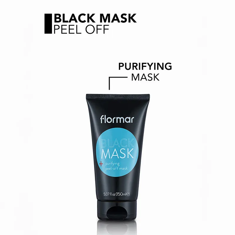 Flormar Black Mask - Dry to Oily Skin 150mL