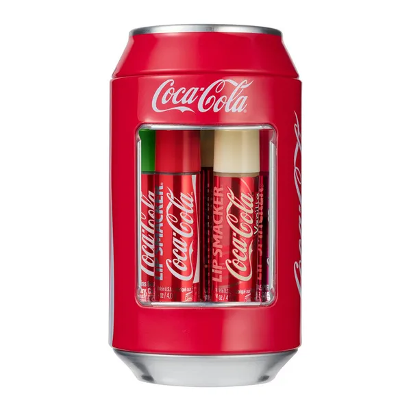 Lip Smacker Coca Cola Classic Can Tin Box 6 Pcs