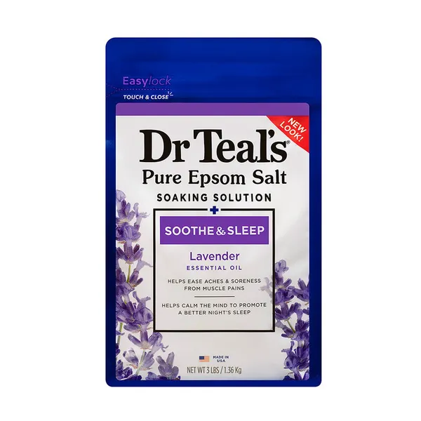 Dr Teal's Epsom Bath Salt - Lavender 1.36Kg