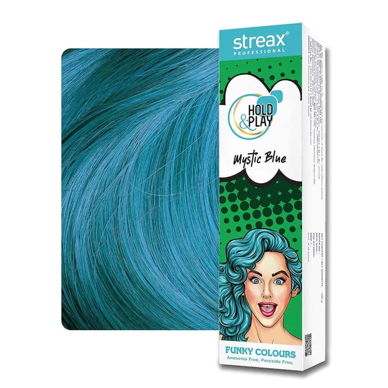 Streax Funky Clr Mystic Blue 100 G
