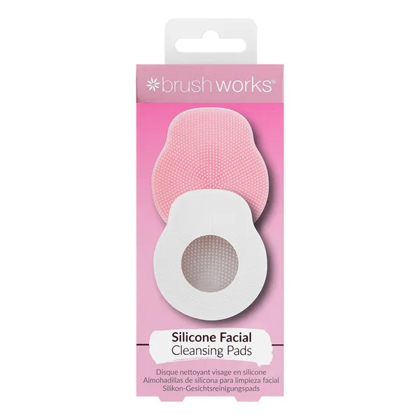Brushworks Silicone Cleansing Pads - 2 Pack