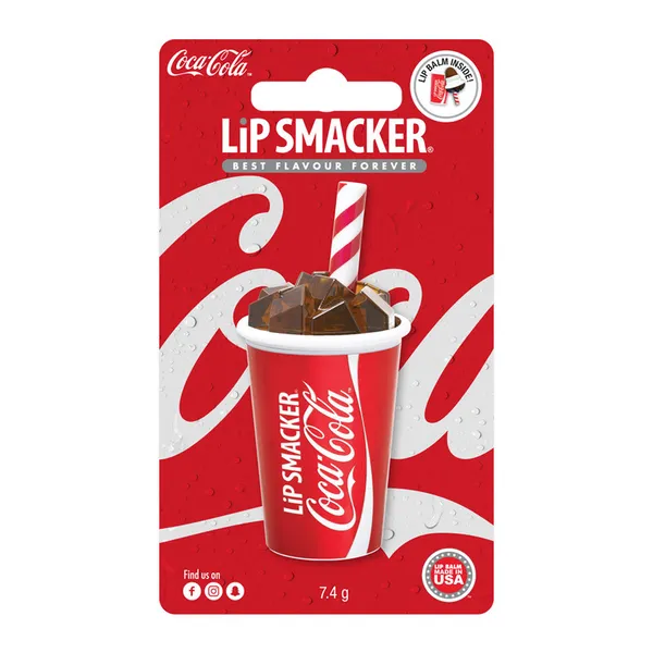Lip Smacker Coca-Cola Cup Pot Balm - Coke 7.4g Blister New