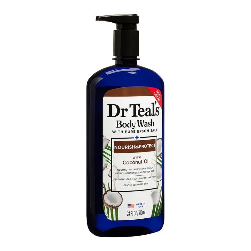 Dr Teal's Epsom Salt Body Wash - Coconut Oil 710ml