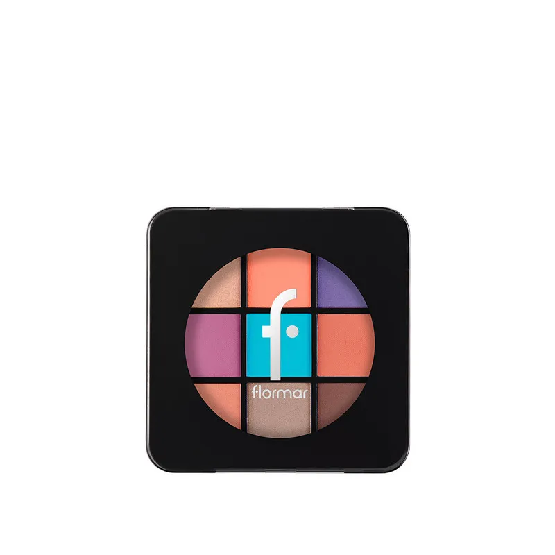 Flormar NP Eyeshadow Palette - 008 Rainbow