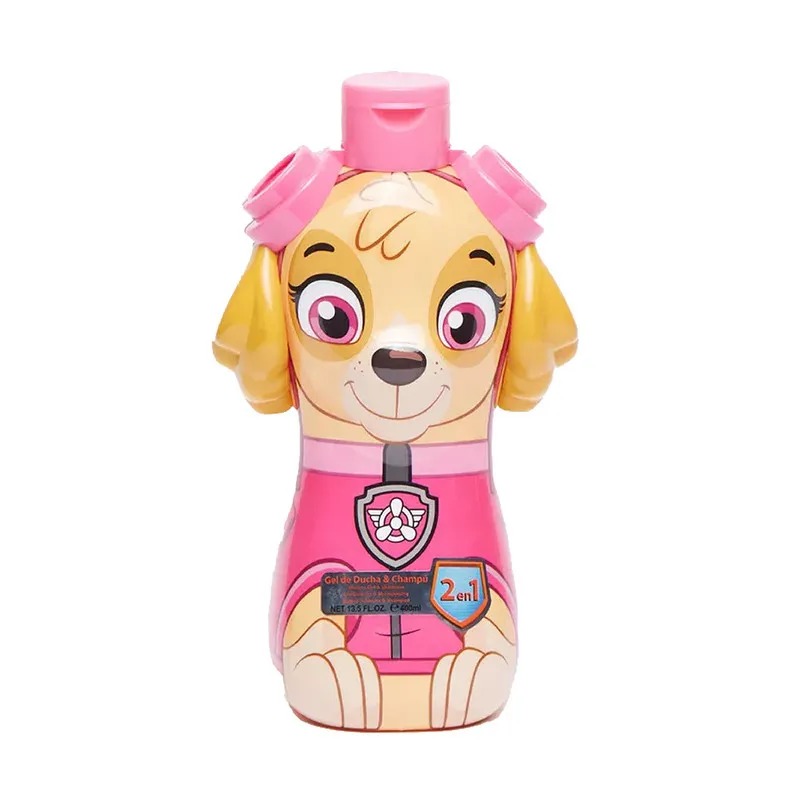 Air-Val Paw Patrol 2D Skye Figure Shower Gel & Shampoo 2 in 1 400ml