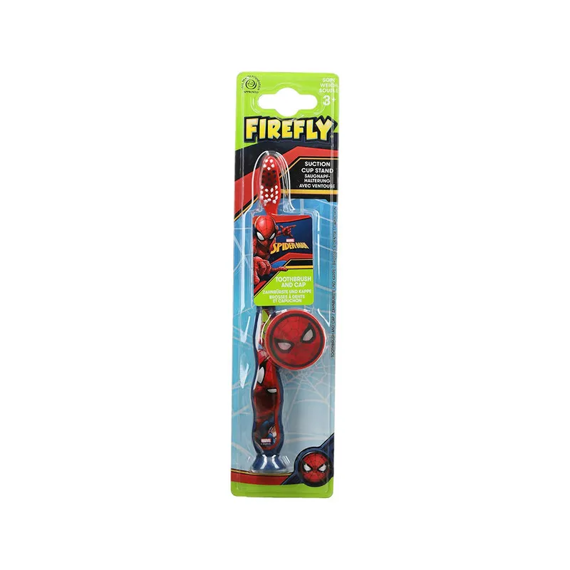 Firefly Marvel Spider-Man T.Brush W/ Suction Cup