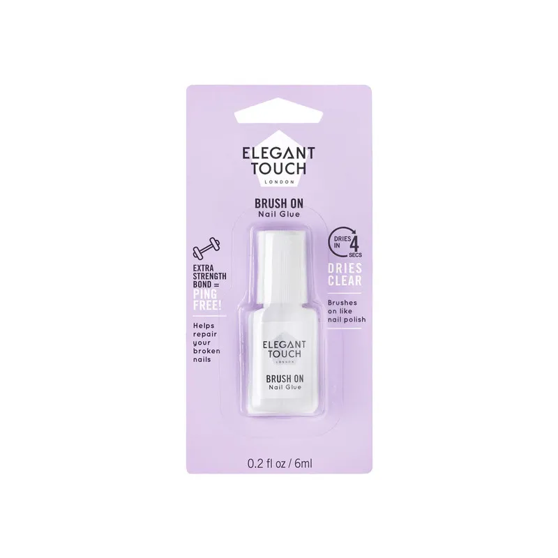 Elegant Touch Brush On Nail Glue 6ml