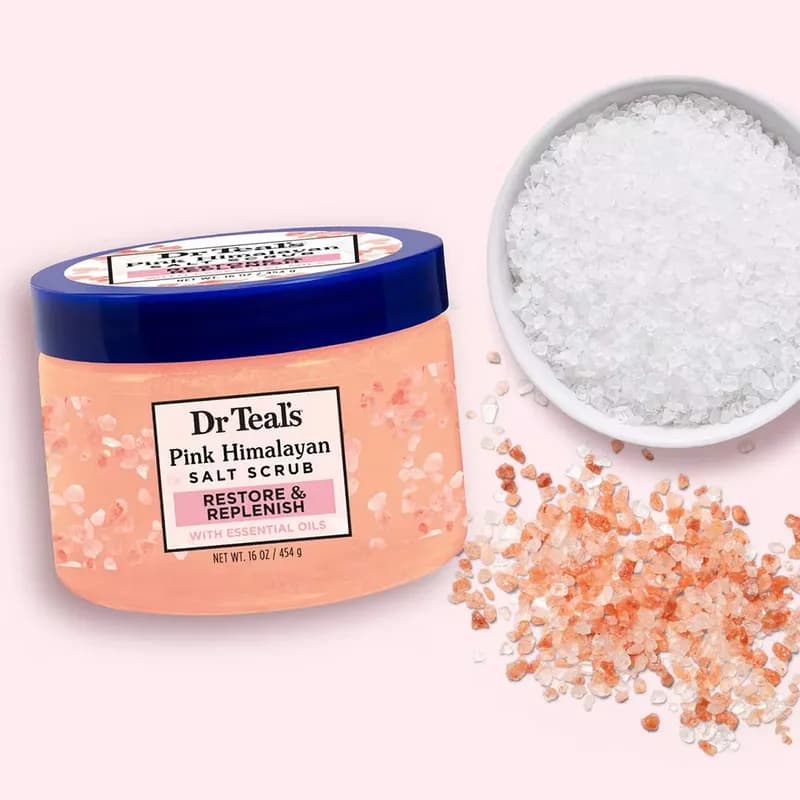 Dr Teal's Epsom Salt Body Scrub - Pink Himalayan 454g