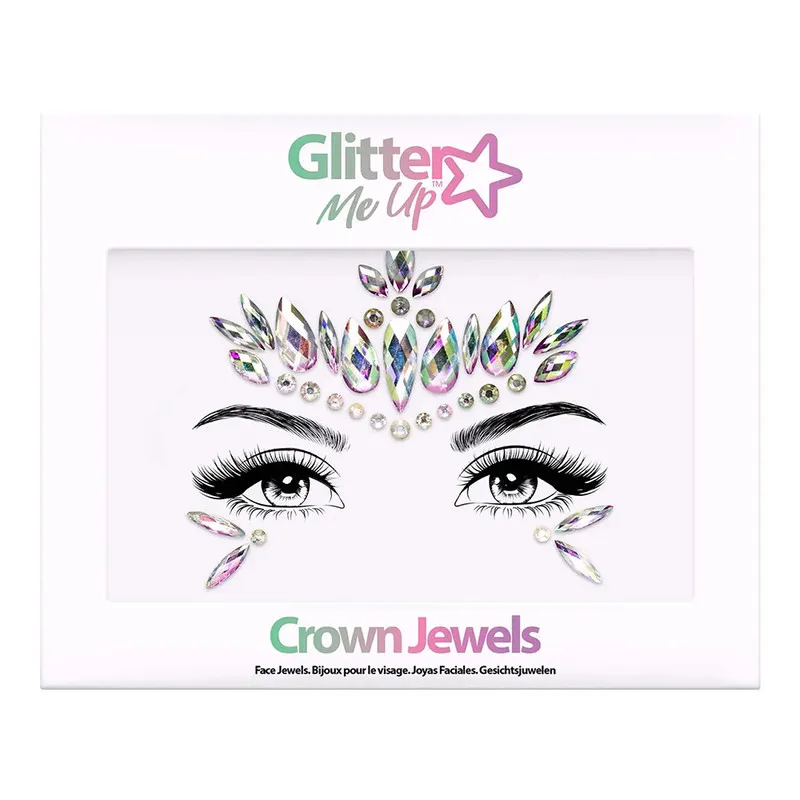 Glitter Me Up Crown Face Jewels