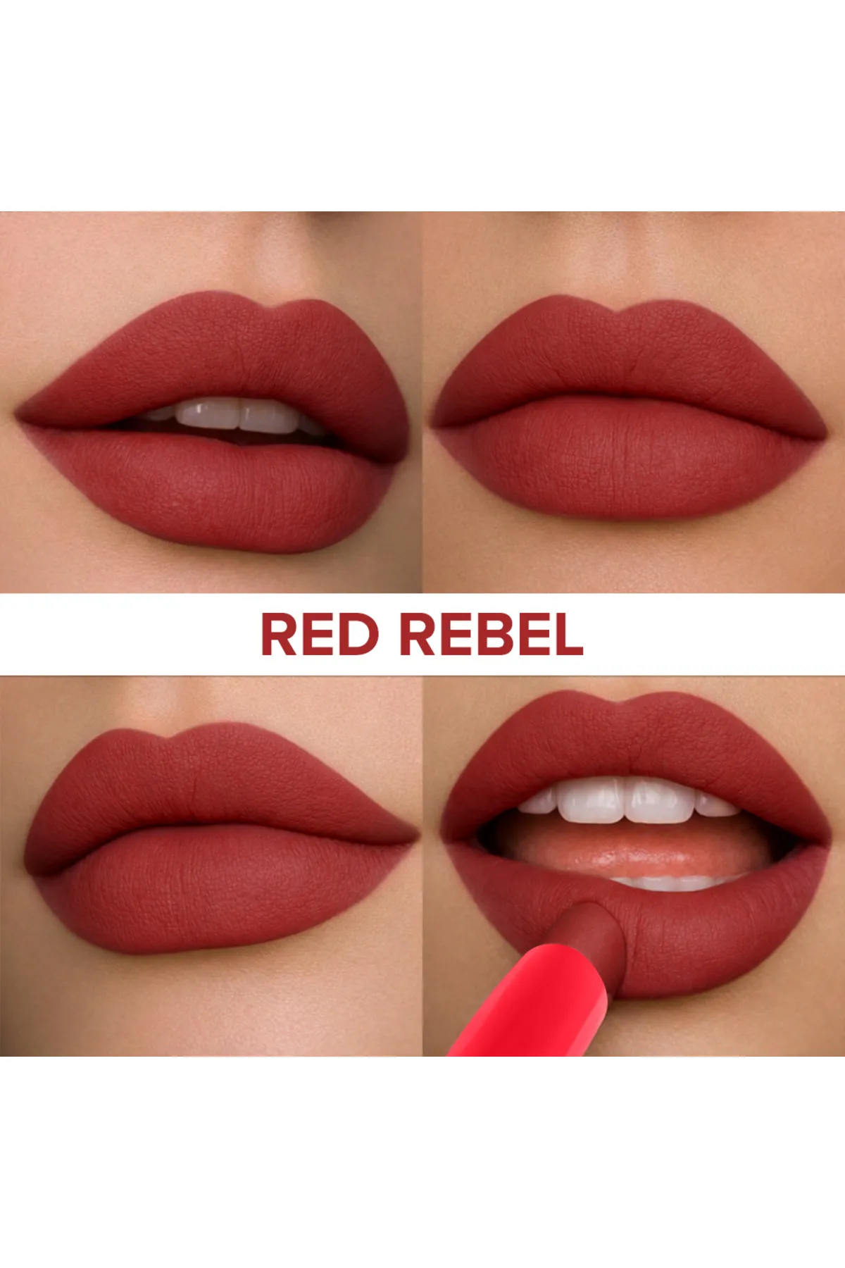 Lip Lock Lipstick-Red Rebel - CLK002