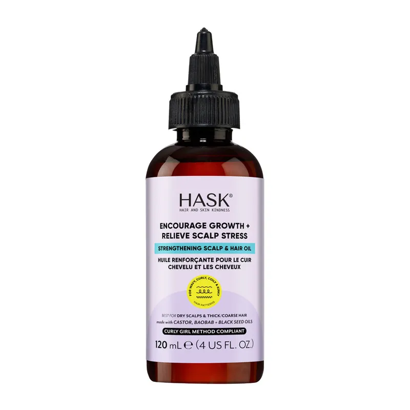 Hask Texture Solutions Hair Strengthening Scalp & Hair Oil 120ml