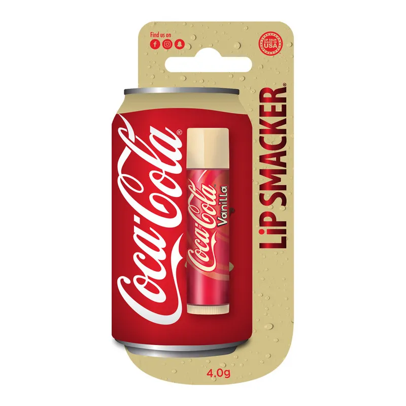 Lip Smacker Coca Cola Lip Balm Blister - Vanilla 4.0g New