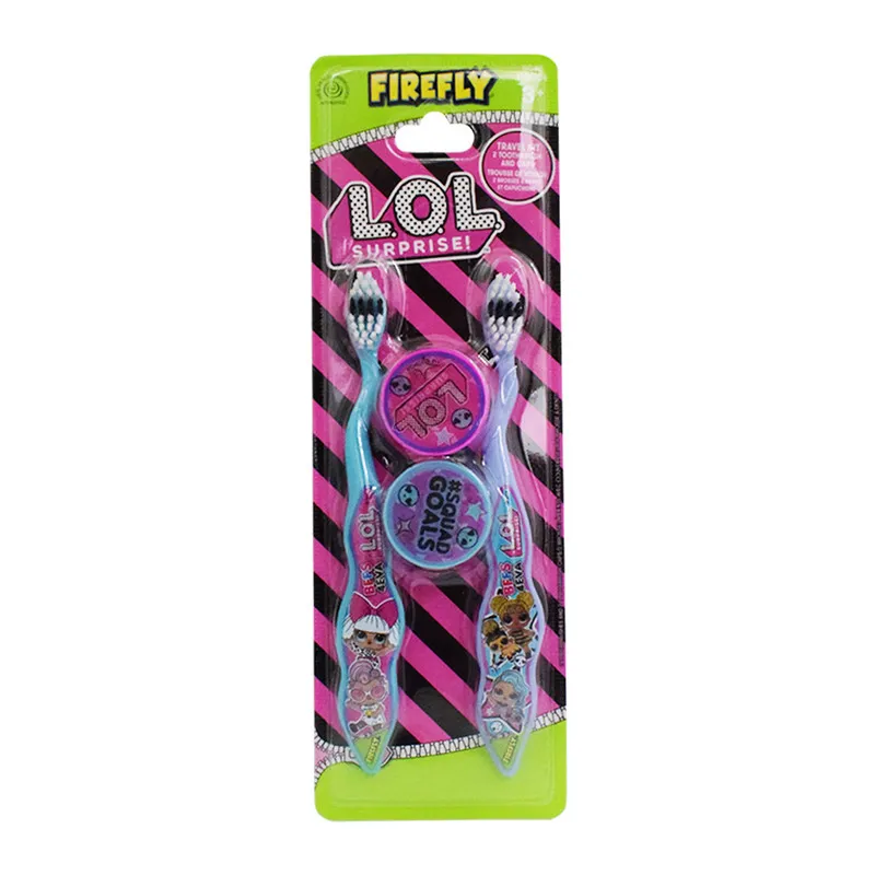Firefly LOL Surprise 2 T.Brushes and 2 Caps Twin Pack