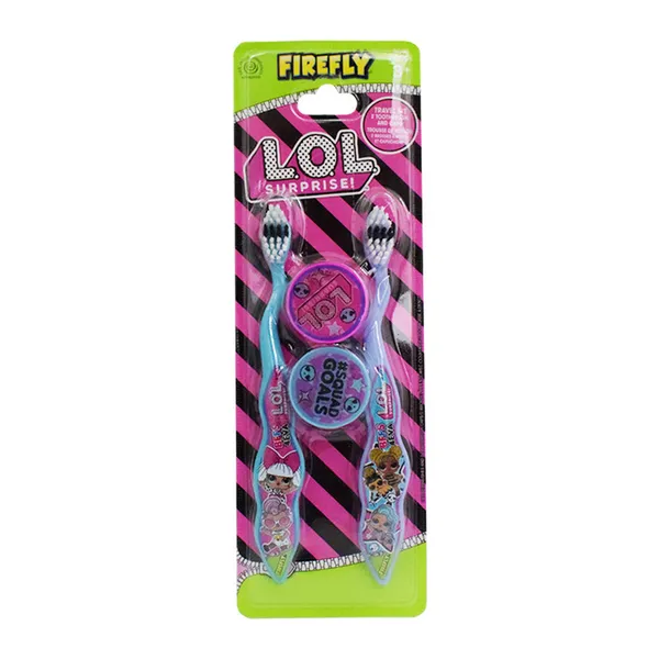 Firefly LOL Surprise 2 T.Brushes and 2 Caps Twin Pack