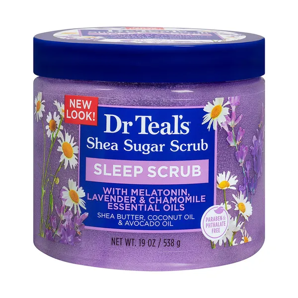 Dr Teal's Shea Sugar Body Scrub Melatonin 538g