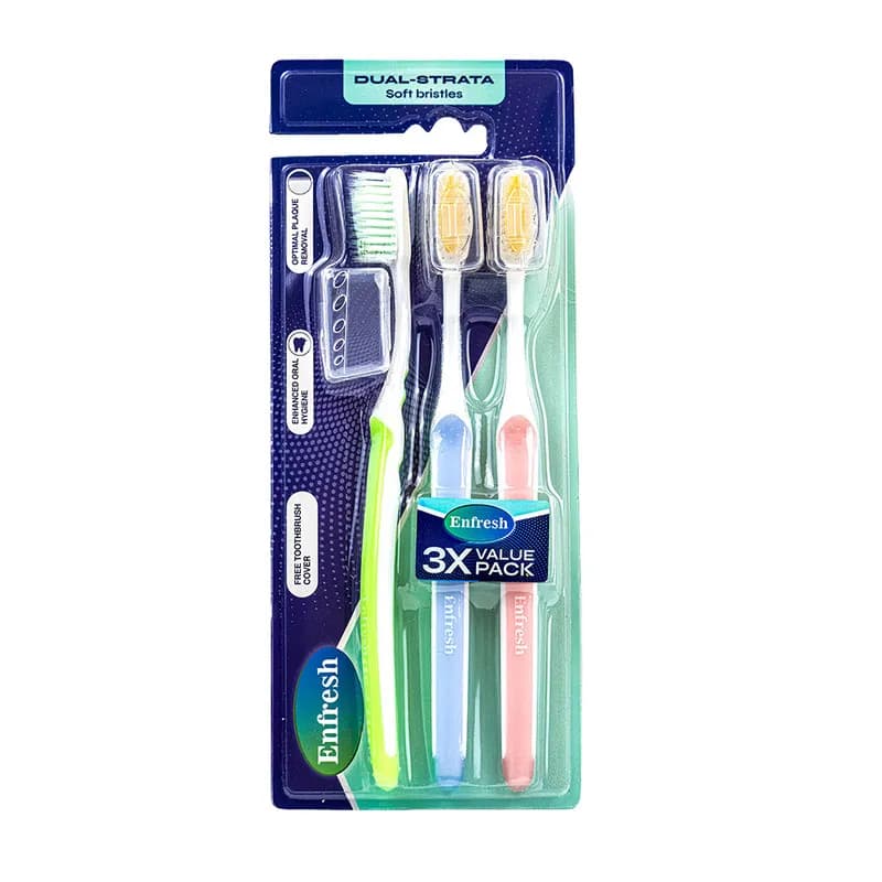Enfresh Toothbrush + Covers 3 pc.