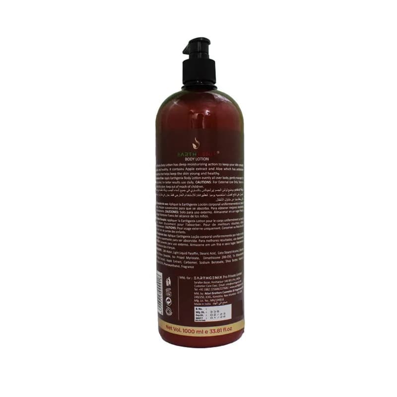Earthgenix Apple Aloe Vera Body Lotion 1000ml