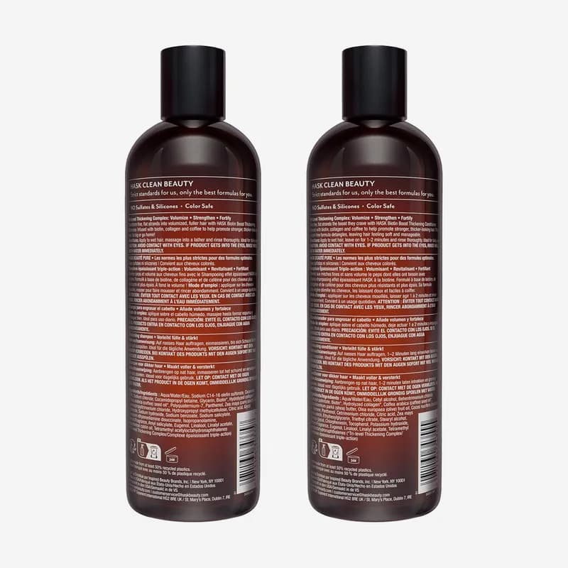 Hask Biotin Shampoo 355Ml + Botin Conditioner 355Ml X2 Value Pack