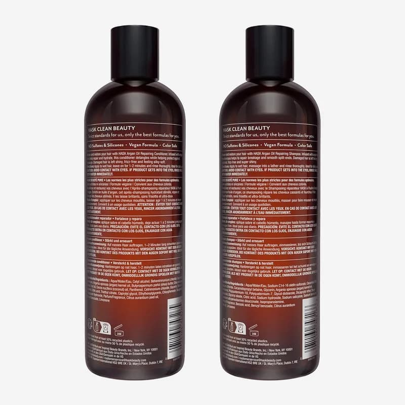 Hask Argan Shampoo + Conditioner 355Ml Value Pack