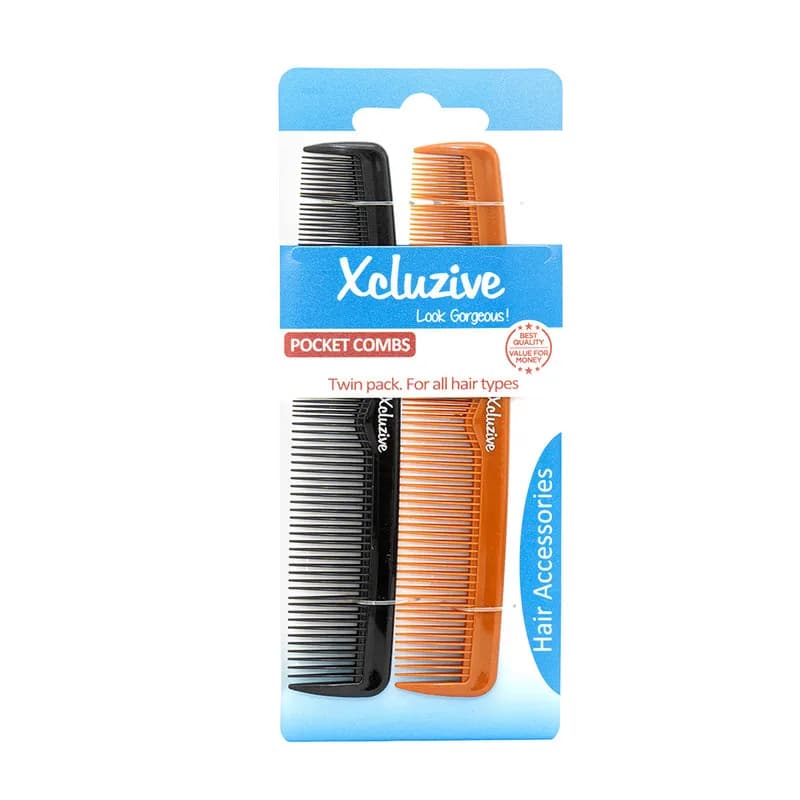 Xcluzive Twin Pack Pocket Comb
