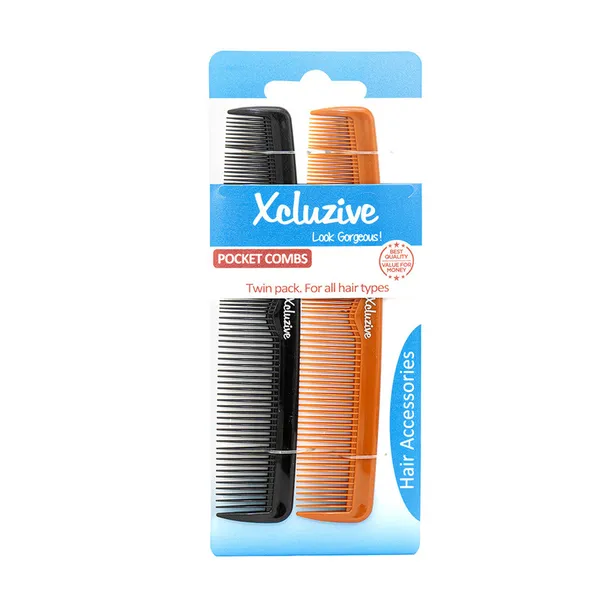 Xcluzive Twin Pack Pocket Comb