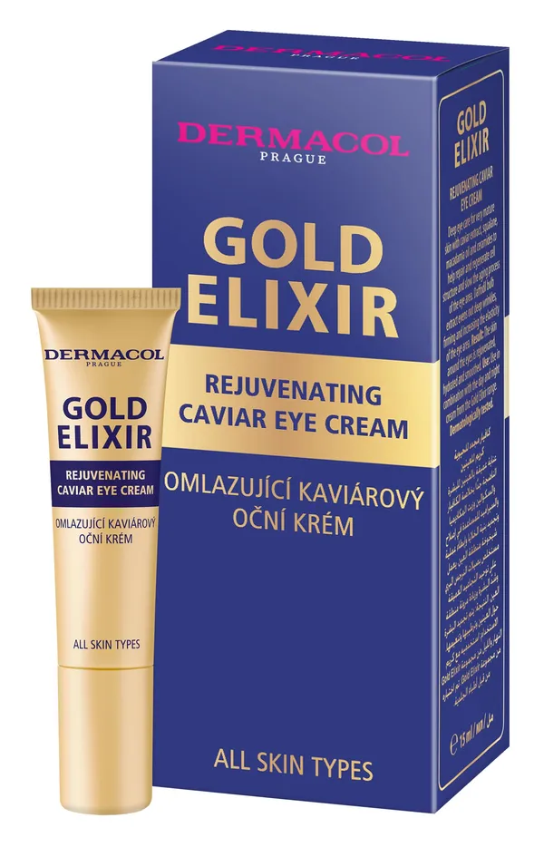 Dermacol Gold Elixir Rejuvenating Caviar Eye Cream with Deep Hydration