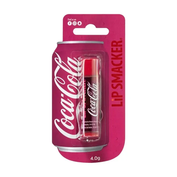 Lip Smacker Coca Cola Lip Balm Blister - Cherry 4.0g New
