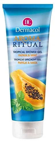 Dermacol Aroma Ritual Tropical Shower Gel Papaya & Mint - Skin Cleanser