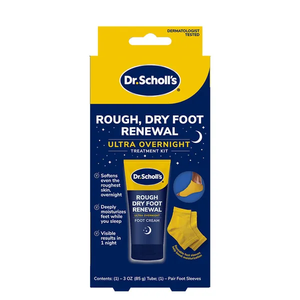Dr.Scholl's Rough,Dry Foot Renwal Ultra Overnight Treatment Kit