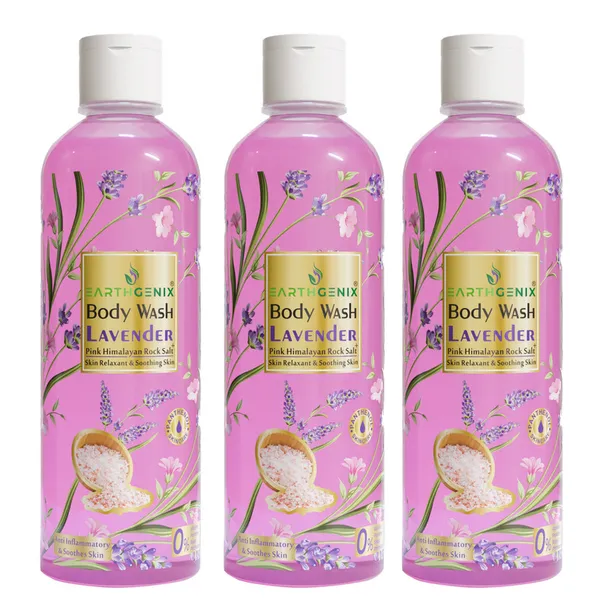 Earthgenix Lavender Bodywash 300Ml X 3 Special Offer