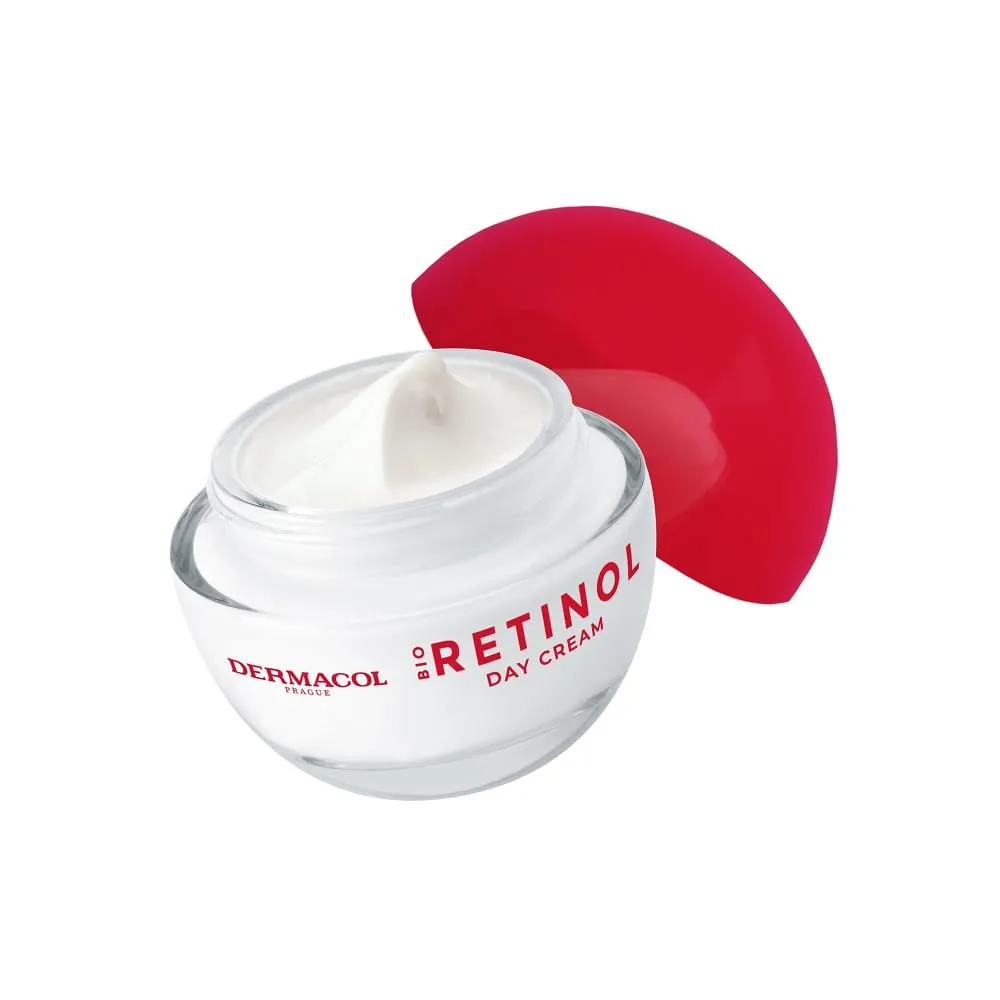 Dermacol Bio Retinol Day Cream with 2% Bio Retinol for Anti-Wrinkle Treatment and Hydration