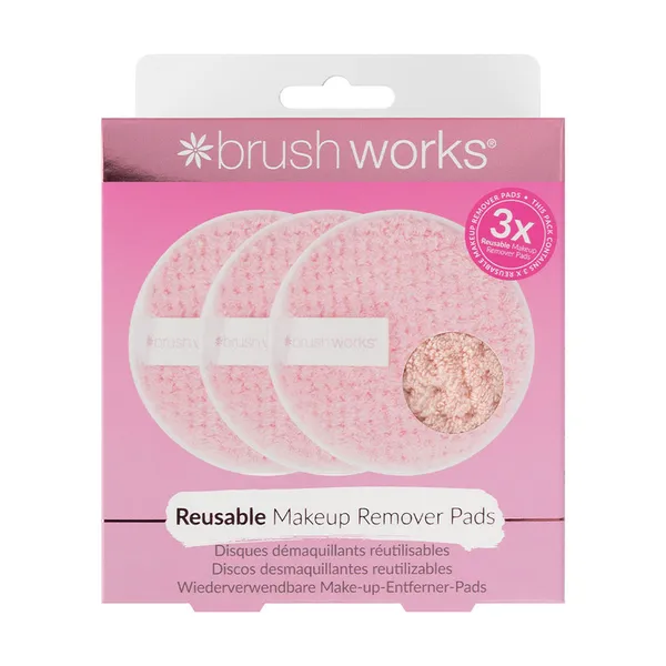 Brushworks HD Reusable Makeup Remover Pads - 3 Pack