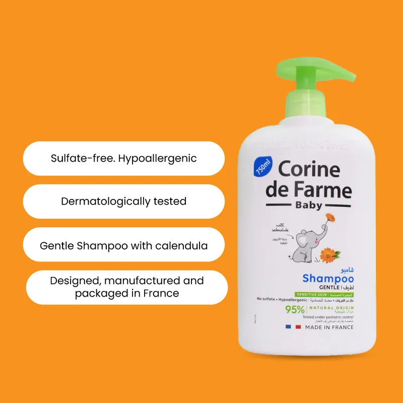 CDF-- Gentle Baby Shampoo Sulfate Free 750Ml