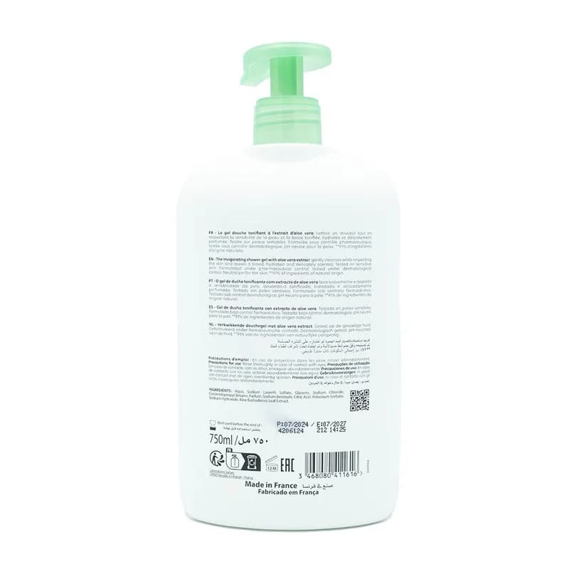 CDF-Invigorating Shower Gel Aloe Vera 750ML