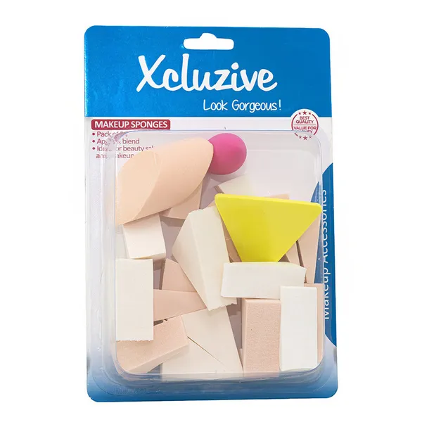 Xcluzive Makeup Sponges Assorted 24`S*