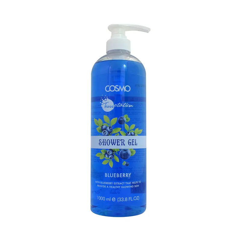 Cosmo Temptation Shower Gel Blueberry 1000Ml