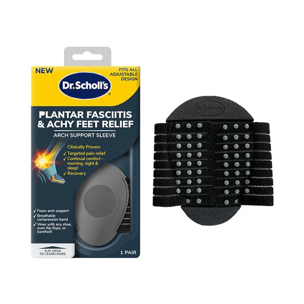 Dr.Scholl's Plantar Fasciitis & Achy Feet Relief Arch Support Sleeve 1Pair