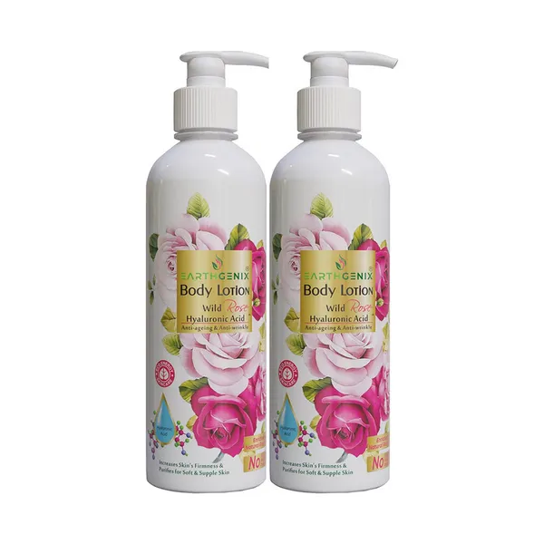 Earthgenix Wild Rose Body Lotion 500Ml x 2 pc