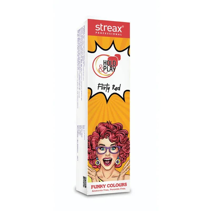 Streax Funky Clr Flirty Red 100 G