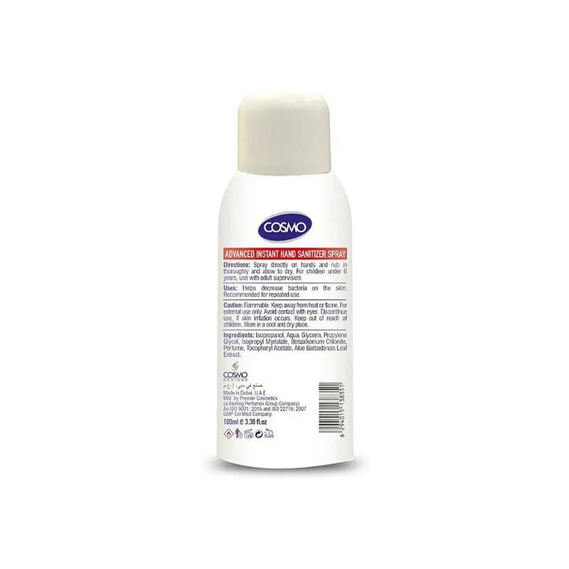 Cosmo Hand Sanitizer Spray 100ML